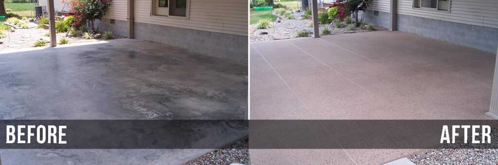 nelson concrete resurfacing before and after concrete company