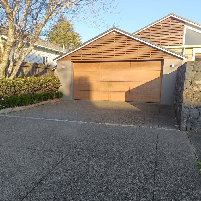 smooth concrete driveway laid in nelson
