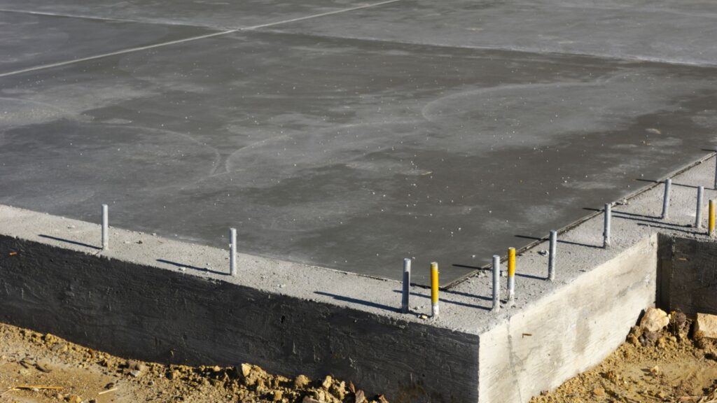 concrete pad